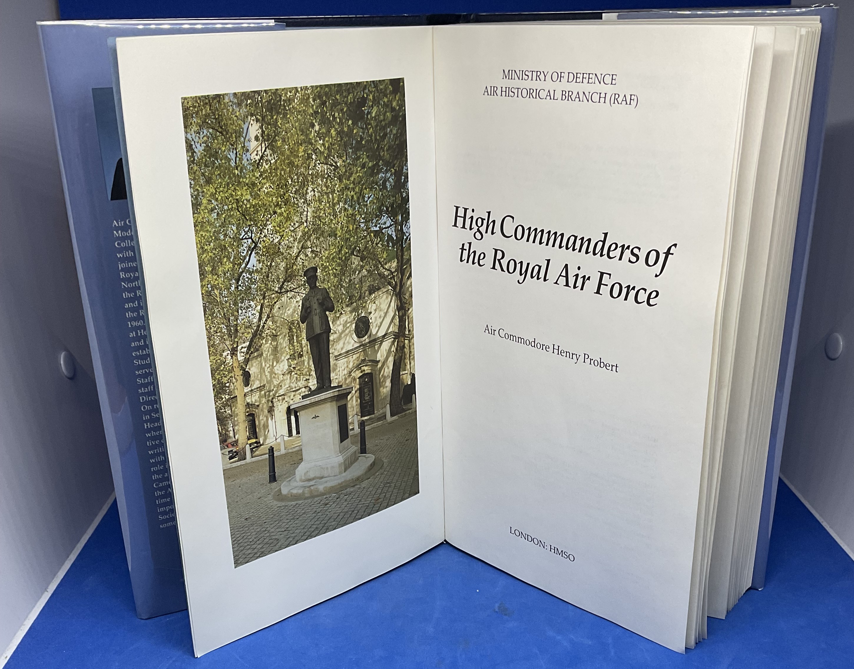 Air Commodore Henry Probert Multi Signed First Day Covers in a book album of High Commanders of - Image 2 of 4