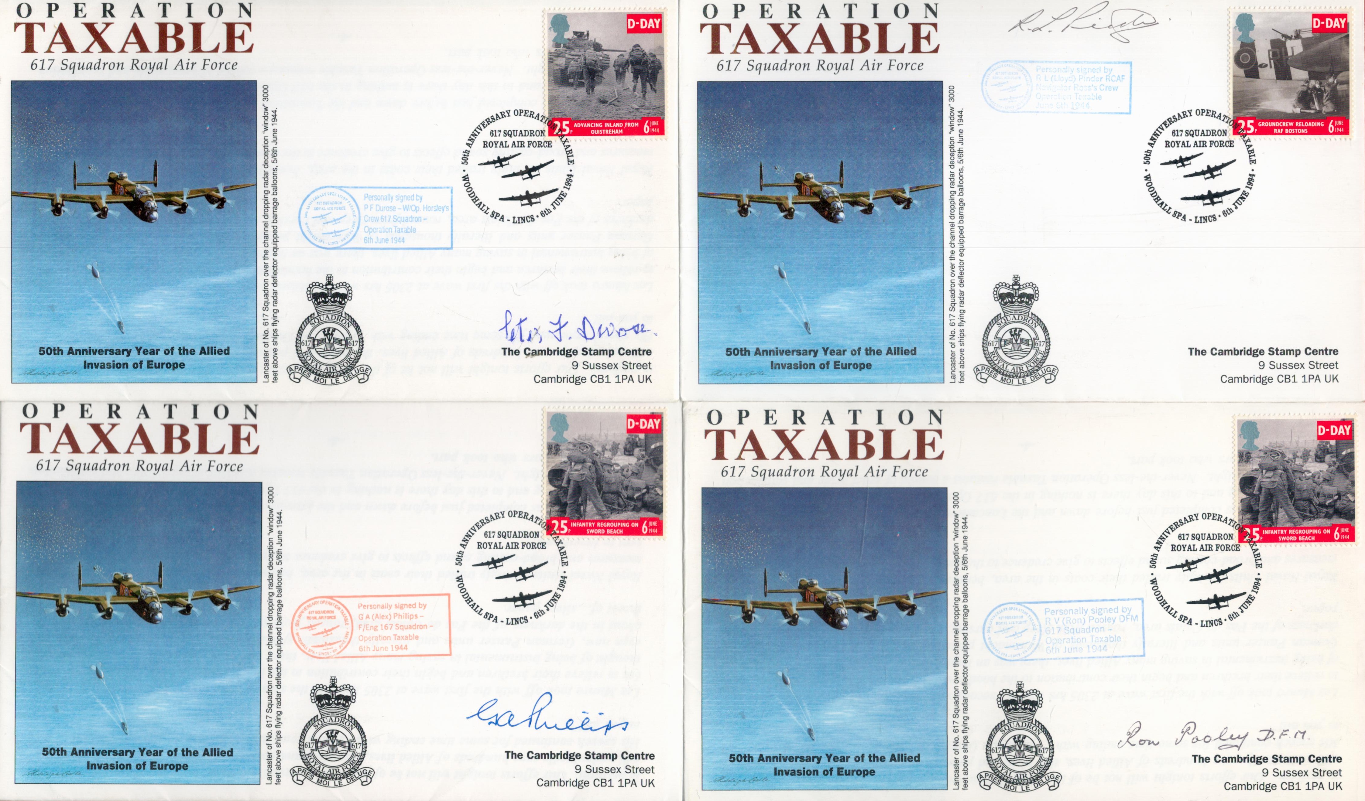 Operation Taxable Collection of 11 Individually Signed First Day Covers. Signatures include Ralph - Image 2 of 3