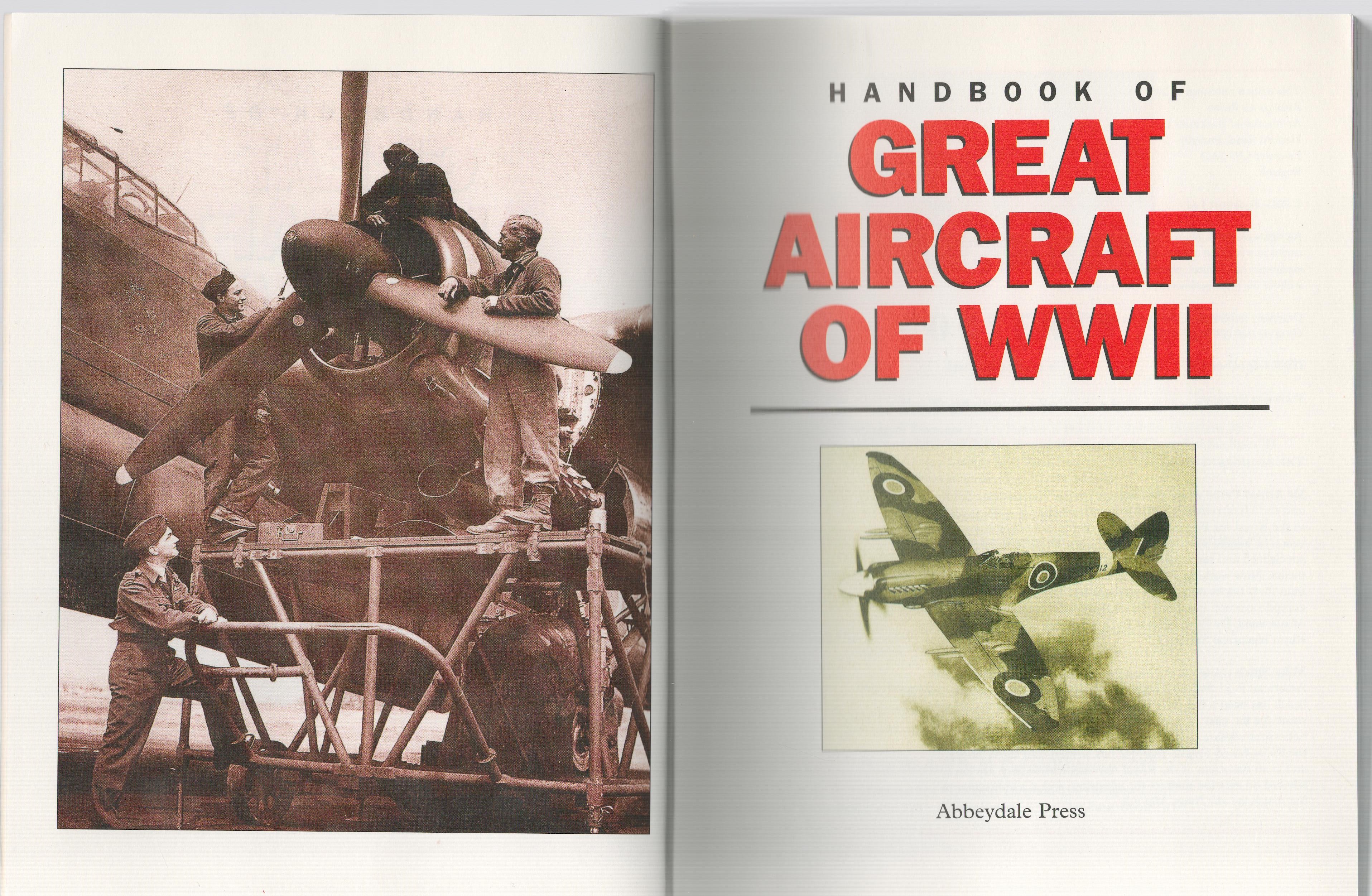 Handbook of Great Aircraft of WWII 1st Edition Paperback Book By Dr Alfred Price. Published in 2000. - Image 2 of 3