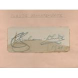 English Pioneer of Aviation Claude Grahame White Signature Clipping. White was the First to make a