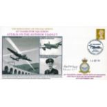 World War II Signed FDC Titled The Rebuilding Of The Squadron. Signed by Flight Sergeant Grant