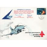 Dealers Lot of 9 JD Eagles and J Vincent Signed British Aerospace First Day Covers With British