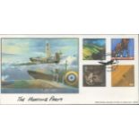 1999 BHC Millennium official Farmers Tales FDC with Westerham postmark, nice Spitfire Illustration
