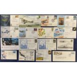 WW2 First Day Cover Collection of 13 Assorted WW2 Related Covers, Mostly Signed Collection, Some