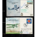 RAF Collection of 20 Signed Bomber Command First Day Covers, Housed in Official RAF Folder.