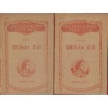 Les Classiques Four Tous Wilhelm Tell vols 1 and 2 notice et notes par A Senac date and edition