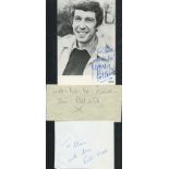 Hi de Hi actors Jeffrey Holland signed 6 x 4 b/w photo to Claire and Sue Pollard and Ruth Madoc