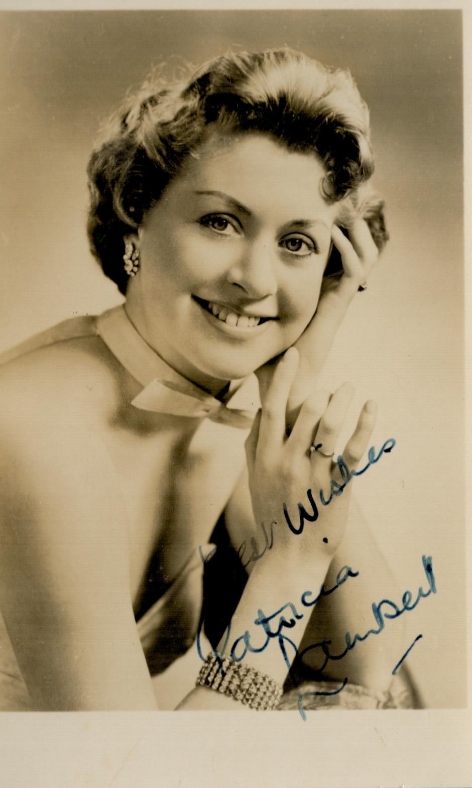 Patricia Lambert signed 5x3 black and white photo. Lambert was born in 1929 in Stockwell, London,