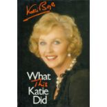 Katie Boyle signed book What This Katie Did. Hardback Book in Good Condition. All autographs come