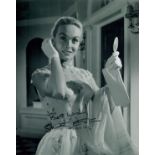 Shirley Eaton signed 10x8 black and white photo. Eaton is an English actress, author and singer.