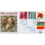 Frederick Forsyth signed Millennium Collection Charles Dickens FDC. Forsyth CBE is an English