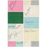 Green Autograph book with Opera and many more signatures. Names such as Fernando Corena, Gabriel