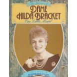 Dame Hilda Bracket Patrick Fyffe signed book One Little Maid comes with a programme for Hinge and