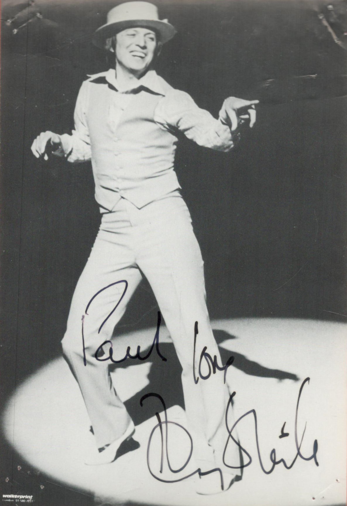 Tommy Steele signed 6x4 black and white photo. Steele, is an English entertainer, regarded as