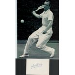 Fred perry signature piece 12x8 black and white photo with signed album page. All autographs come