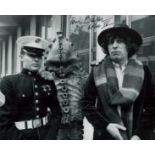 Tom Baker signed 10x8 black and white photo. Baker is an English actor and writer. He is well