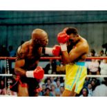 Iran Barkley signed 10x8 colour photo. Barkley is an American former professional boxer who competed