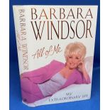 Barbara Windsor signed hardback book titled All of Me signature on the inside title page. All