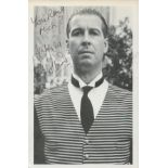 English Actor Jeffrey Holland Signed 6x4 inch Black and White Printed Photo. Signed in black ink,