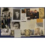 Assorted TV, Film and Music Collection. Signatures such as Ralph Richardson, Sandra Dickinson, Jalal