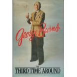 George Burns, The Third Time Around 1980, Westminster Library copy. Unsigned book. Fair Condition.