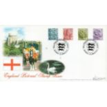 2001 A G Bradbury official FDC Windsor Series No 7 England Pictorial Stamp Issue. Postmark 23rd