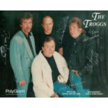 The Troggs signed 10x8 colour photo. Signatures Peter Lucas, Reg Presley, Dave Maggs and Chris