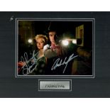 Primeval Hannah Spearritt and Andrew Lee Potts hand signed professionally mounted display. All