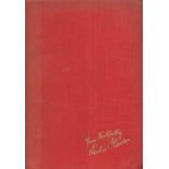 Leslie Henson signed book Yours Faithfully. Hardback Book, Red Cloth Wrapped. Showing Early Signs of