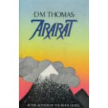 Dm Thomas signed hardback book titled Ararat. All autographs come with a Certificate of