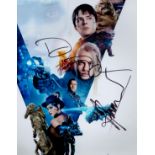 Cara Delevingne and Dave Dehaan signed Valerian And The City 10x8 colour photo. All autographs