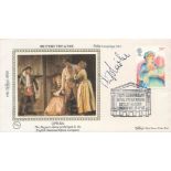 Philip Langridge CBE signed British Theatre Benham small silk FDC. 28 4 82 Covent Garden postmark.