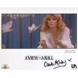 007 James Bond movie A View to a Kill 8x10 photo signed by Carole Ashby. All autographs come with