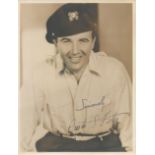 Preston Foster signed 9x6 vintage sepia photo comes with original personalised mailing envelope
