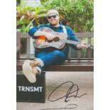 Scottish singer-songwriter Tom Walker Signed 12x8 inch colour Photo. Signed in black ink. All