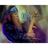 Uli Jon Roth signed 11x14 coloured poster. Roth is a German guitarist who became famous for his work