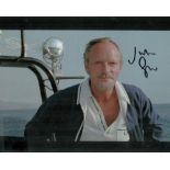 Julian Glover signed 10x8 colour photo. Glover CBE is an English classical actor with many stage,