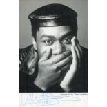 Lenny Henry signed 6x4 black and white photo. Henry CBE is a British actor, comedian, singer,