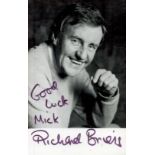 Richard Briers (The Good Life) Signed 5x3 inch Black and White Photo. All autographs come with a