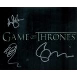 Game of Thrones multi signed 10x8 colour photo signatures include cast members Edward Dogliani, Andy