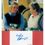 Linda Robson signed album page with unsigned colour photo. Robson is an English actress and