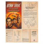 Star Trek a paperback copy of The Patrian Transgression by Simon Hawke Pocket Books, 1994 signed
