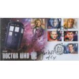Sylvester McCoy signed Dr Who FDC. McCoy, is a Scottish actor. Gaining prominence as a physical