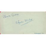 Music, Charles Groves Signed Album Page. Groves CBE (10 March 1915 - 20 June 1992) was an English