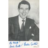 Leslie Crowther signed 6x4 black and white photo. Crowther, CBE (6 February 1933 - 29 September