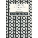 Joseph Conrad, A Biography by Jeffrey Meyers uncorrected proof edition 1991 with a hand-written note