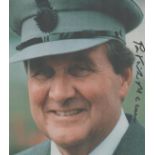 James Bond, Patrick Macnee signed 10x8 colour photograph. Macnee was known for his role of Sir
