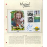 Charlie Dimmock signed Autograph Editions Official Stone and Soil FDC post marked July 2000, set