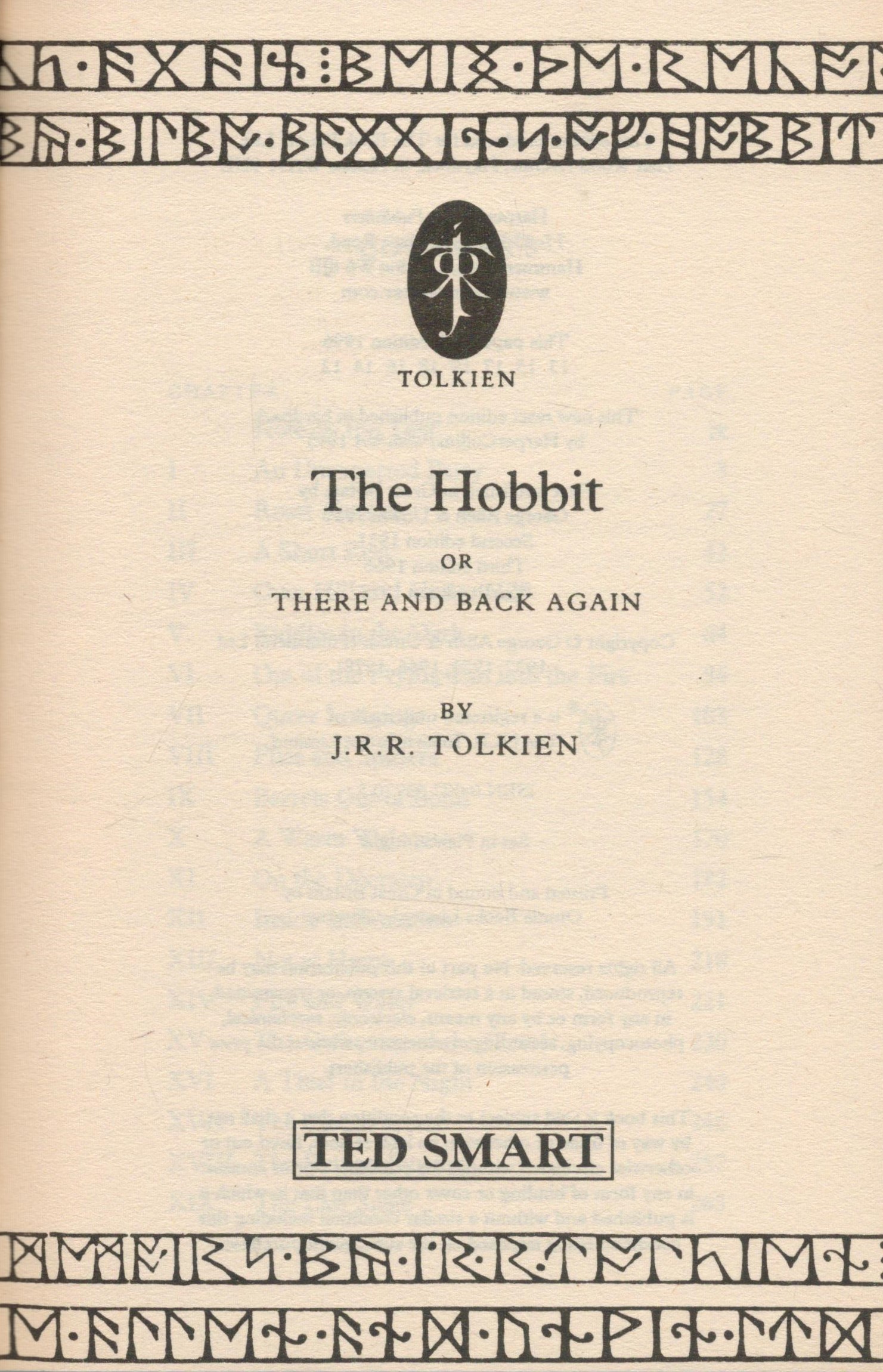 4 x Books The Hobbit and The Lord Of The Rings part 1, 2, 3, by J R R Tolkien 1996 New Edition - Image 3 of 4