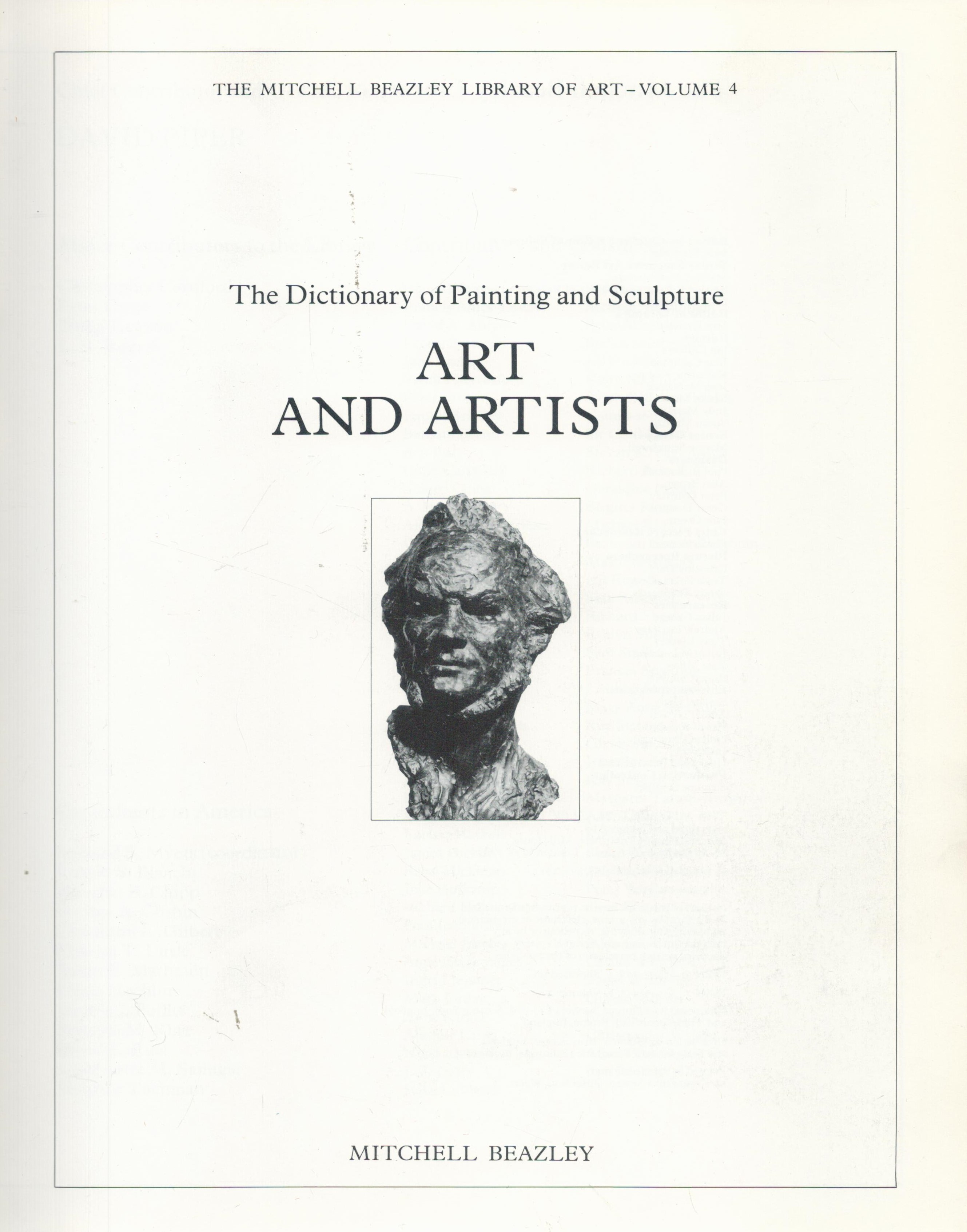 The Dictionary Of Painting And Sculpture Art and Artists First Edition Hardback Book with 192 - Image 2 of 3